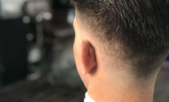 A clean, closely blended fade